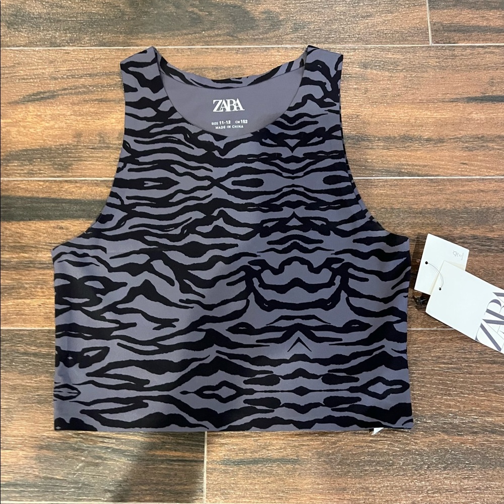 Zara Athletic Cropped Top